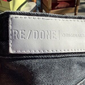 Re/Done Originals Charcoal Denim Jeans